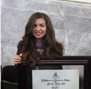 Reconocimiento a la Dra. María Guadalupe Garibay Chávez con el Premio Jalisco 2015.