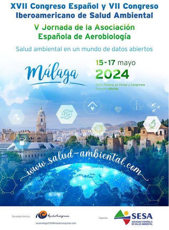 Asistencia  de alumna de la Maestría en Ciencias de la Salud Ambiental al XVII Congreso Español y VII Congreso Iberoamericano de Salud Ambiental junto con la V Jornada de la Asociación Española de Aerobiología.